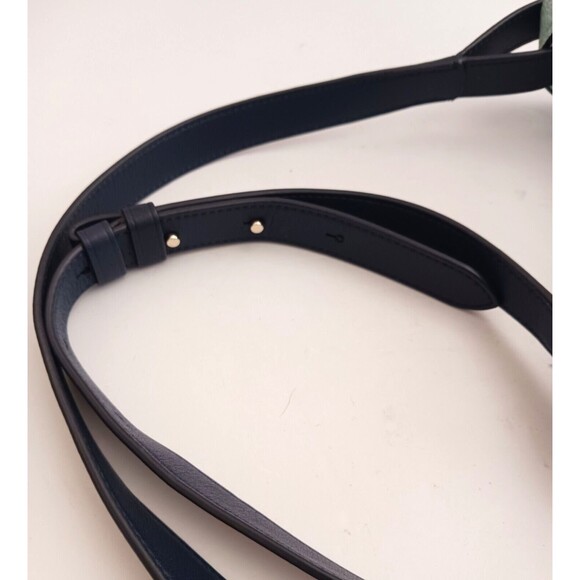 Kate Spade New York Grab Bucket Crossbody Lt Blue/Navy Pebbled Leather - Picture 5 of 15